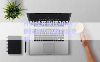 開封經(jīng)開投控2025債權資產(chǎn)01政府債定融
