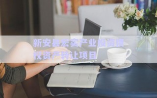 新安縣宏實(shí)產(chǎn)業(yè)投資債權(quán)資產(chǎn)轉(zhuǎn)讓項(xiàng)目 新安縣宏實(shí)產(chǎn)業(yè)投資債權(quán)資產(chǎn)轉(zhuǎn)讓項(xiàng)目